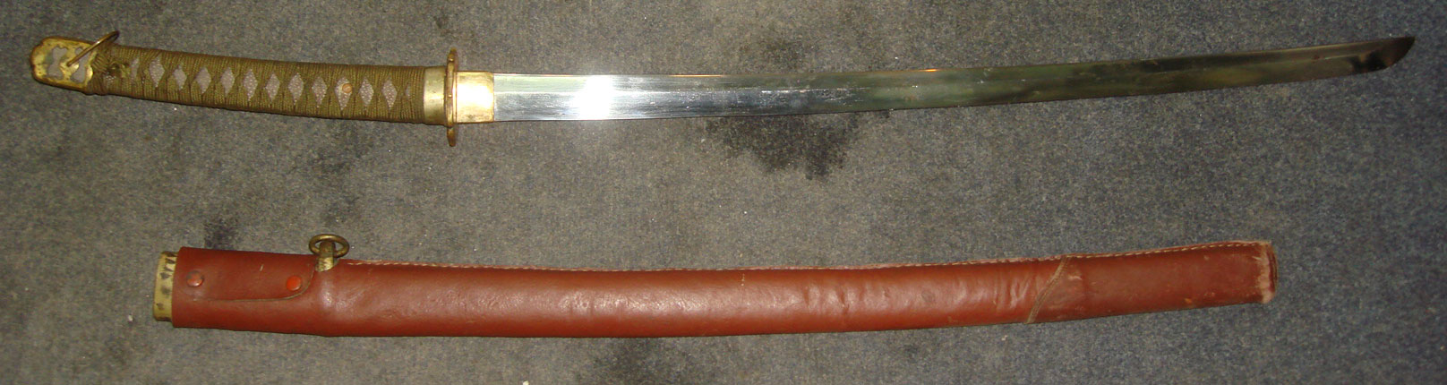 Японский офицерский меч Катана, 1944 год